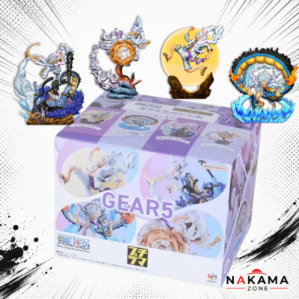 MEGAHOUSE One Piece Gear 5Th Special Set Petitrama Logbox