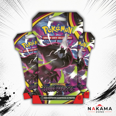 Pokémon TCG Megaevoluzione: Buio Pesto – Bustina Singola in Blister (ITA)